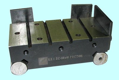 Линейка Синусная тип ЛС 100х 60мм  кл.точн.1 ГОСТ 4046-80 "CNIC" — фото товара