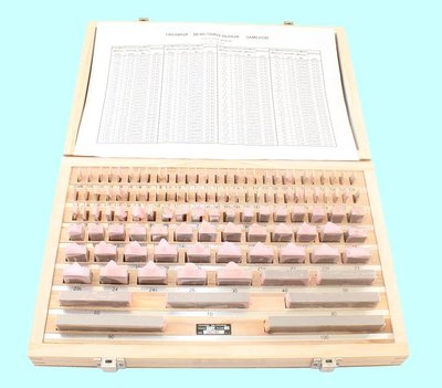 Наборы концевых мер длины № 3, кл.точн.2 (112 мер от 0,5 до 100мм) "TLX" (ALDS 112) — фото товара