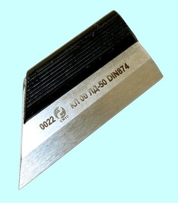 Линейка Лекальная тип ЛД-  50*45° кл.точн.00 с двухсторонним скосом ножевидной формы DIN874 "CNIC" — фото товара